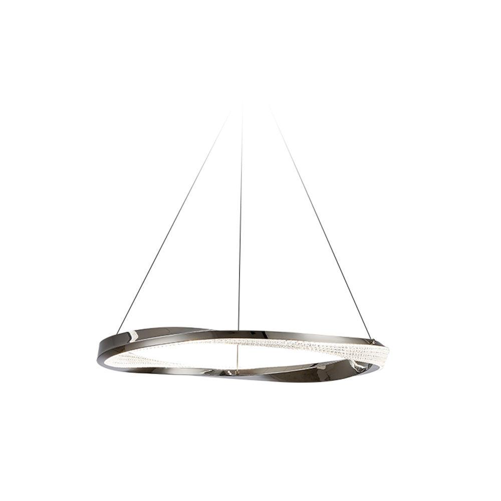 Arisha Silver Ring Pendant Light - Modern Design