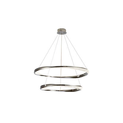 Arisha Ring Pendant Light - Modern Silver Finish