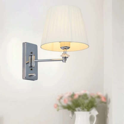 Renée LED Wall Lamp with Fabric Shade