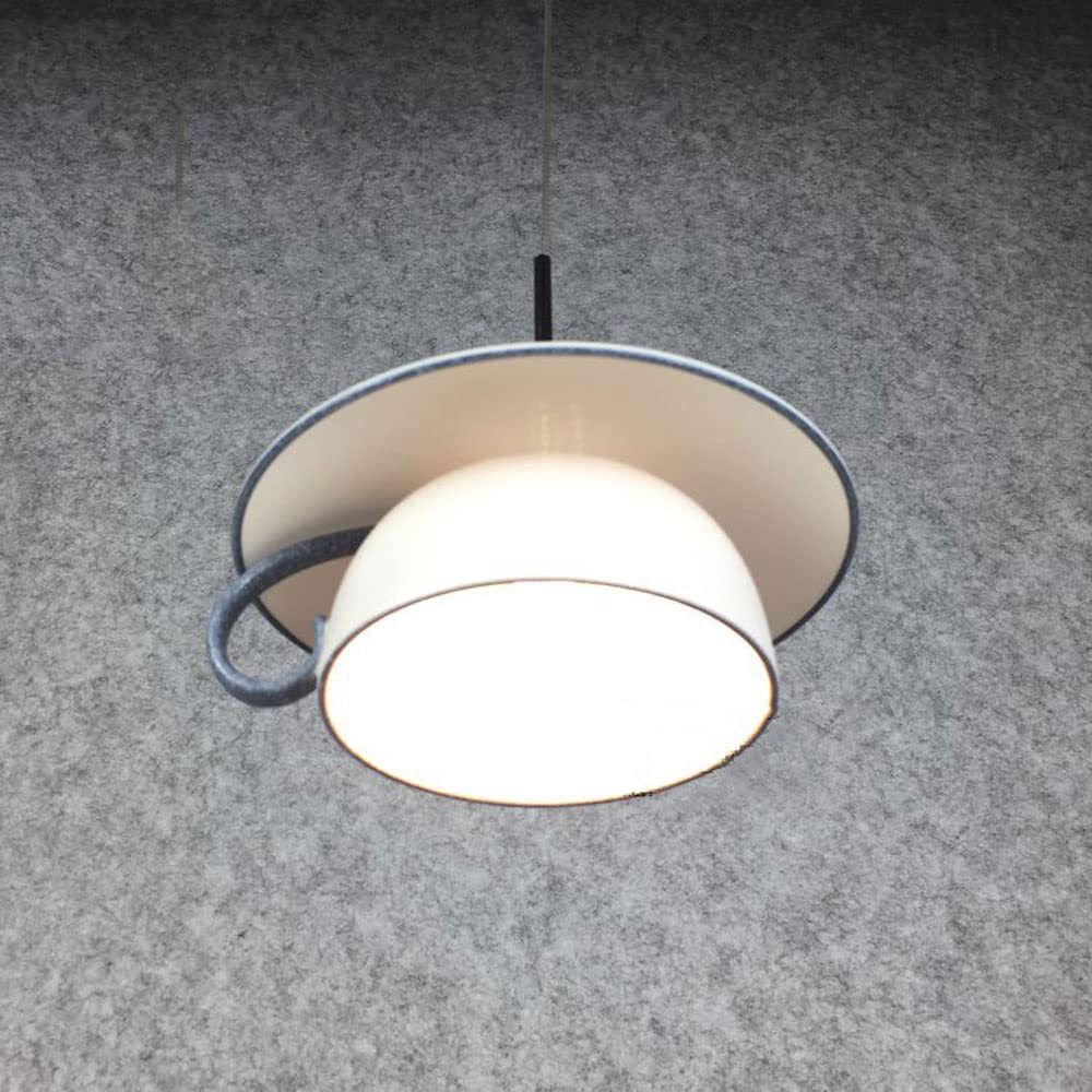 Ceramic pendant light, Hailie Nordic Cup design, bedroom lighting.