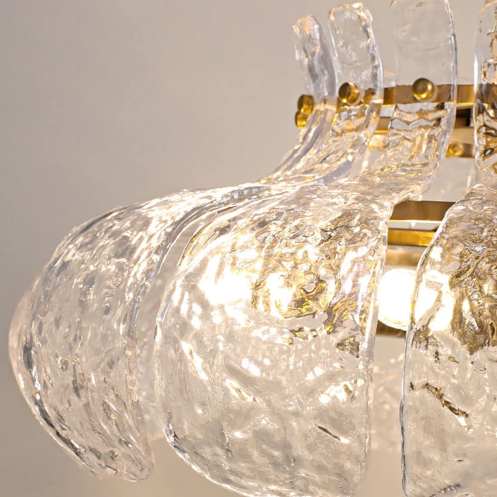 Bella Ice Glass Chandelier - Elegant Lighting