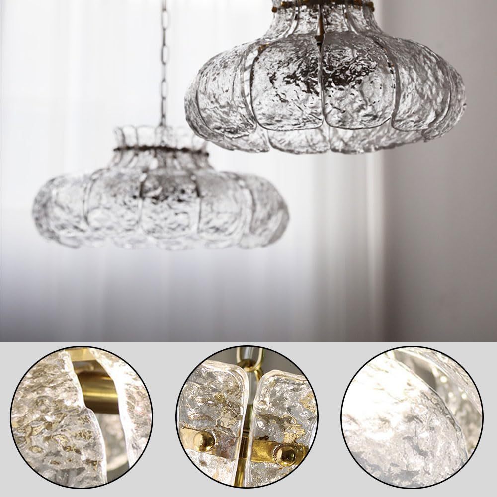 Bella Ice Glass Chandelier - Bedroom Lighting