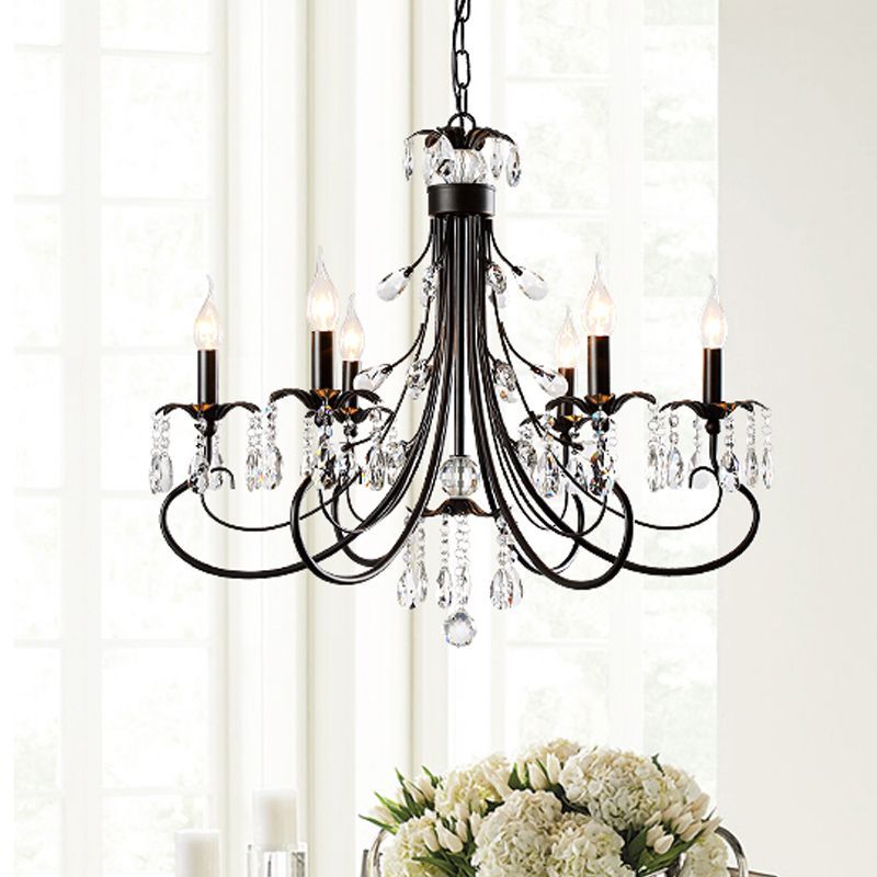 Silva Crystal Chandelier, Elegant lighting fixture
