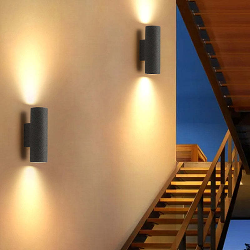 Orr LED Outdoor Wall Lamps - Modern Cement Garden Lighting