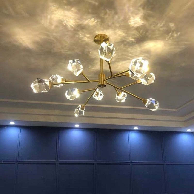 Kristy Crystal Chandelier: Modern Lighting Fixture