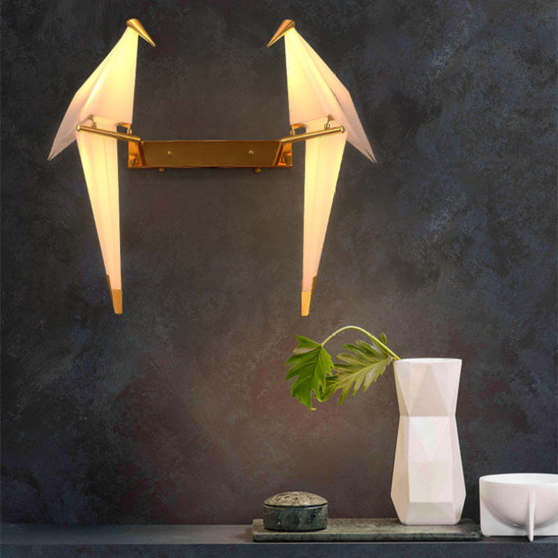Clifford bird wall sconce, art deco lighting