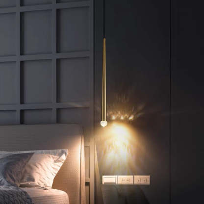 Carr Pendant Light - Modern Gold Lighting for Bedroom