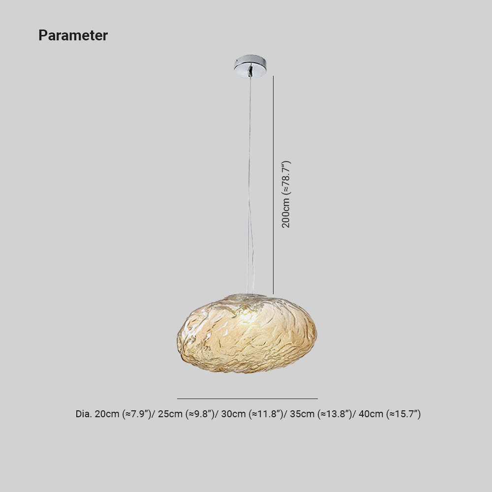 Nielsen Minimalist Bubble Pendant Light - Dimensions and Specifications