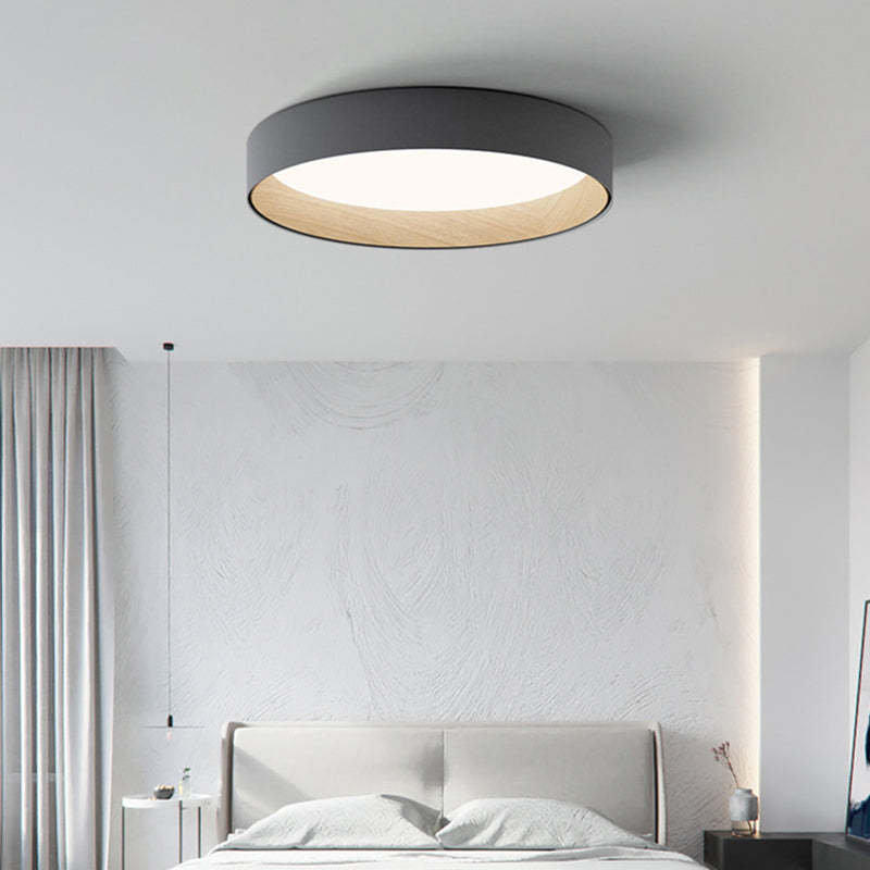 Modern bedroom with Quinn Ceiling Light - gray fixture