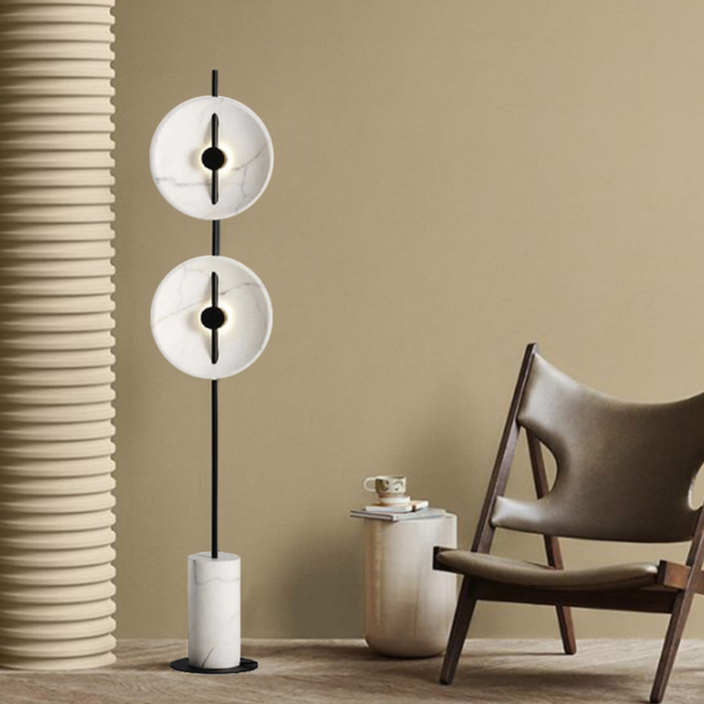 Salgado floor lamp in a modern living room setting