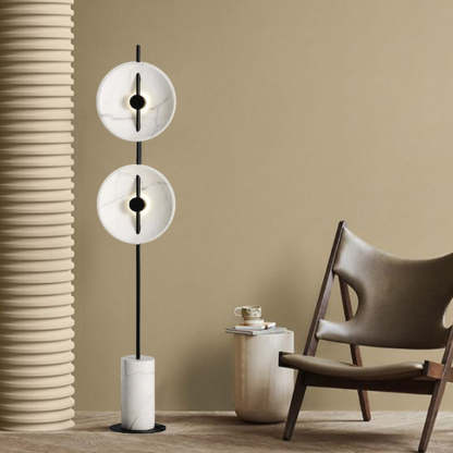 Salgado floor lamp in a modern living room setting
