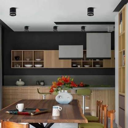 Freja ceiling lights illuminating modern kitchen