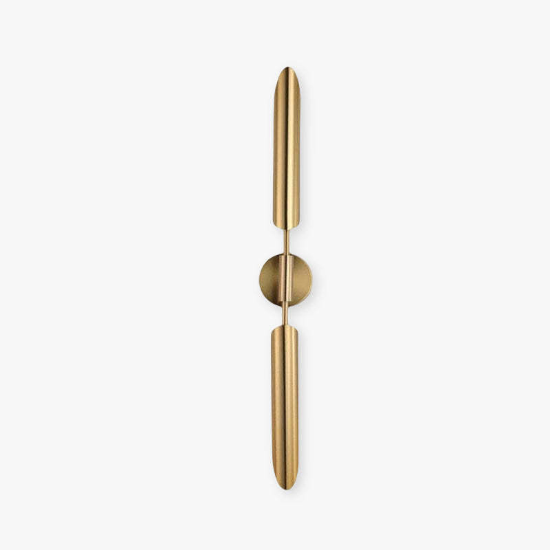 Meza Modern LED Wall Lamp in Gold Finish