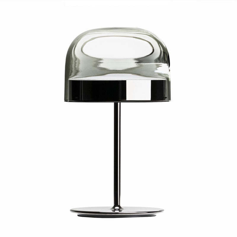 Hailie Mushroom Table Lamp - Glass Shade