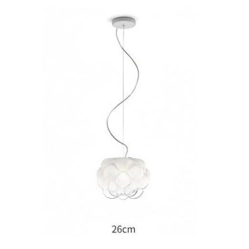 Modern cloud glass pendant light, 26cm