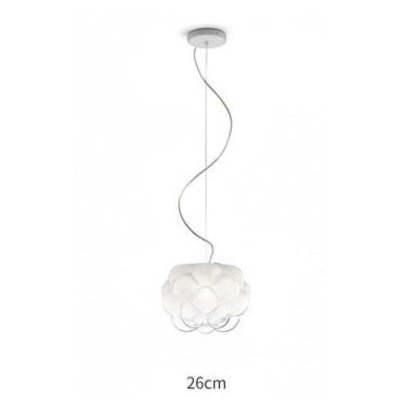 Modern cloud glass pendant light, 26cm