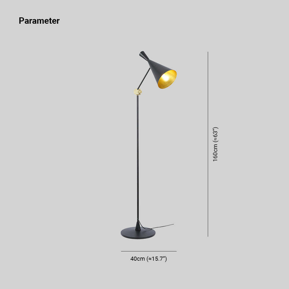 Carins Modern Floor Lamp - Dimensions and Features