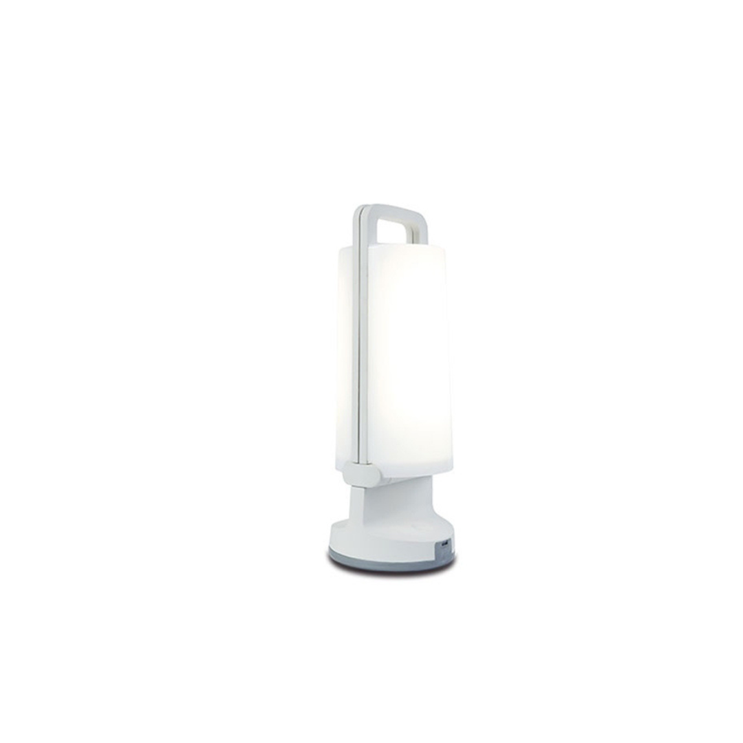 Las Sola White Orr Solar Lamp - Rechargeable Table Lamp