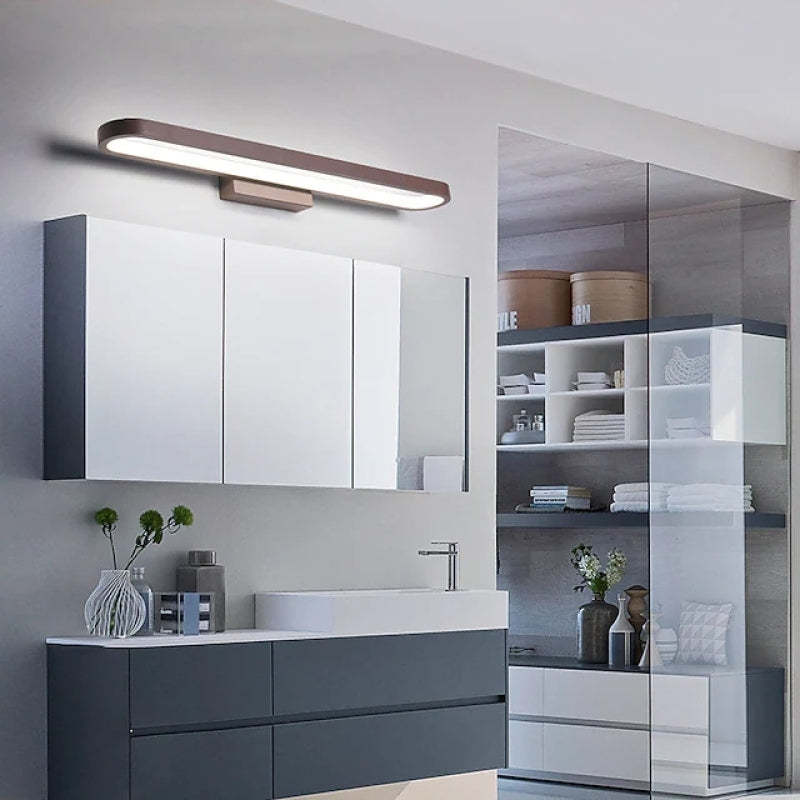 Leigh metal wall lamp in modern bathroom