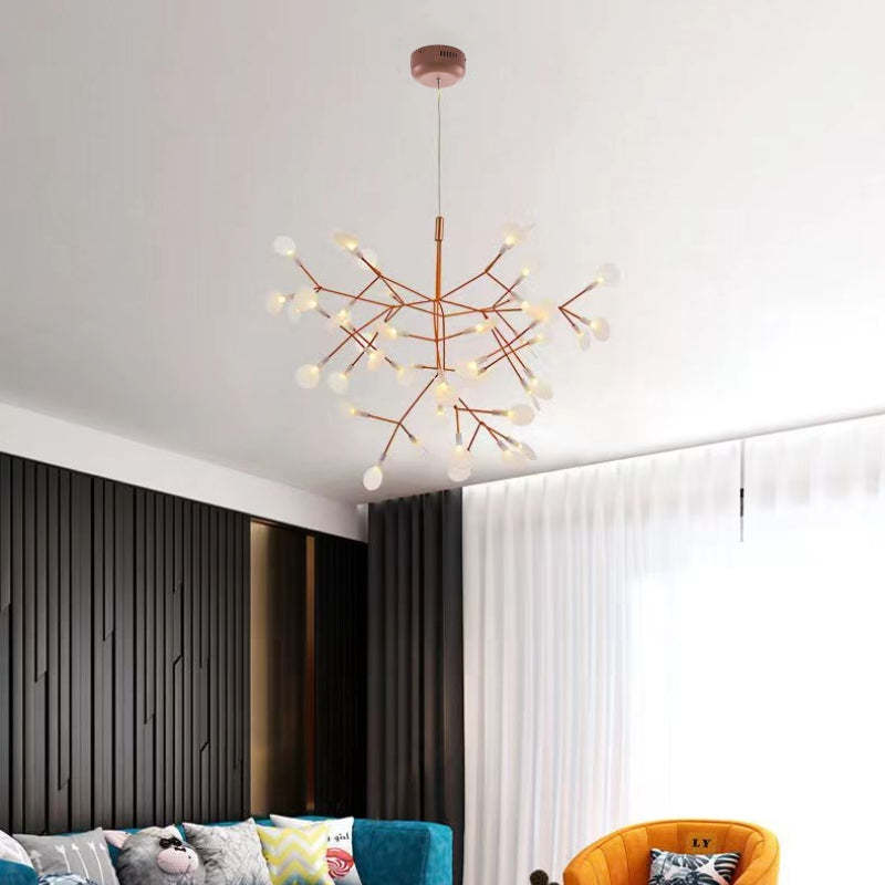 Olivia Sputnik Chandelier in a Living Room