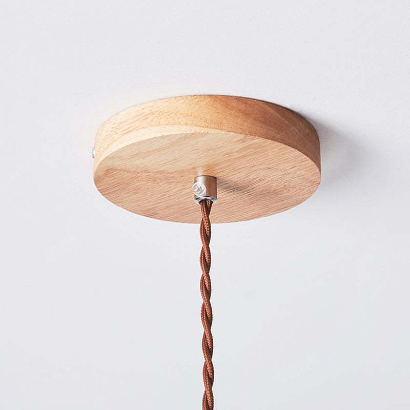 Ozawa pendant light wood ceiling mount