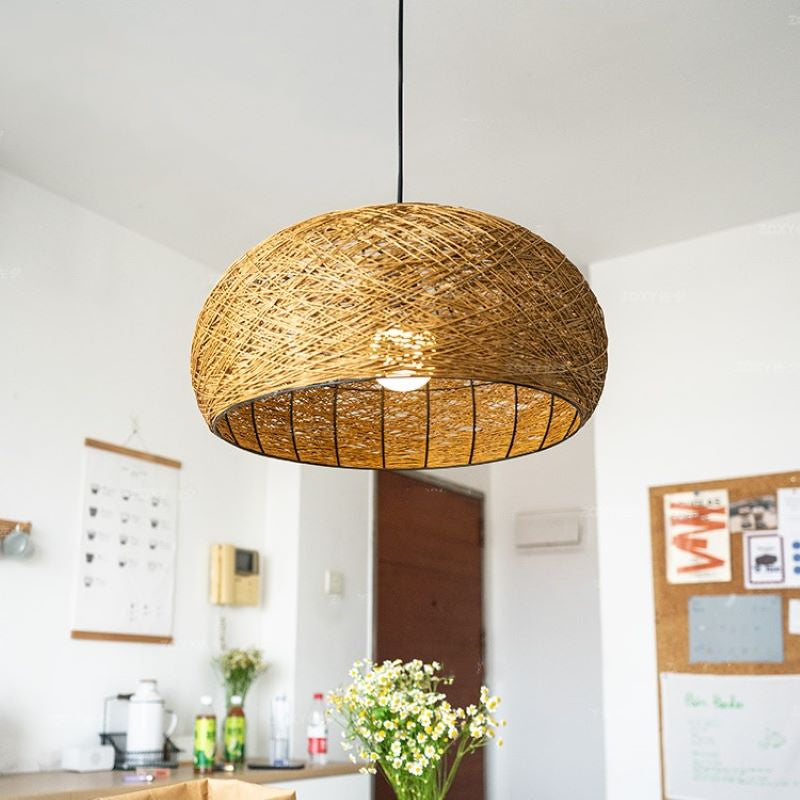Ritta Design Birds Nest Pendant Light in dining room