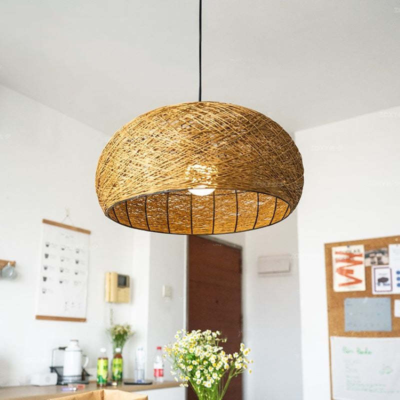 Ritta Design Birds Nest Pendant Light in dining room