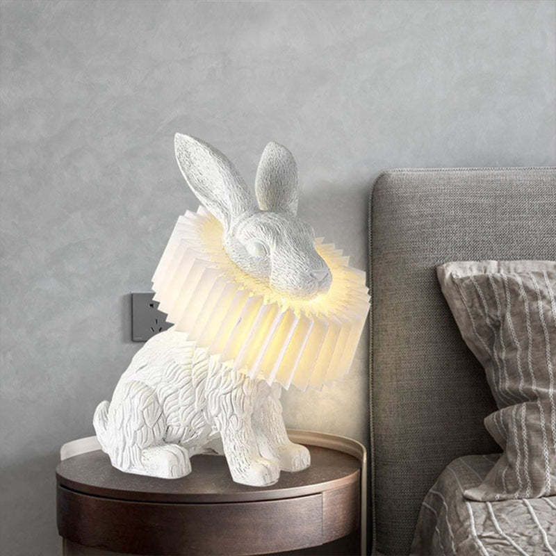 Alice Decorative Modern Rabbit Table Lamp Resin Bedroom