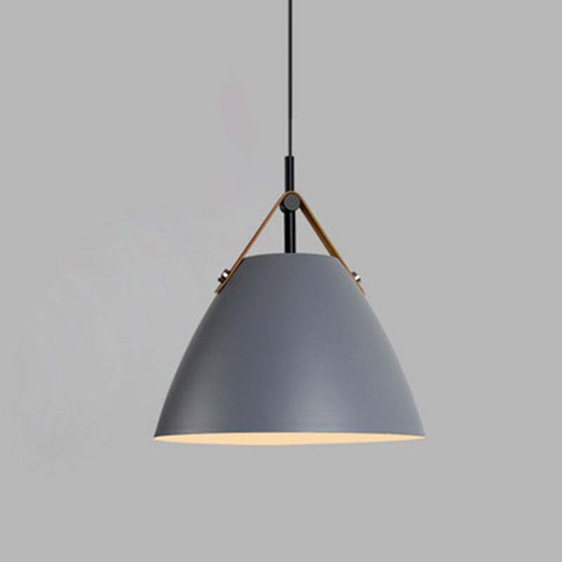 Gray Carins Pendant Light - Hat-Shaped Modern Lighting