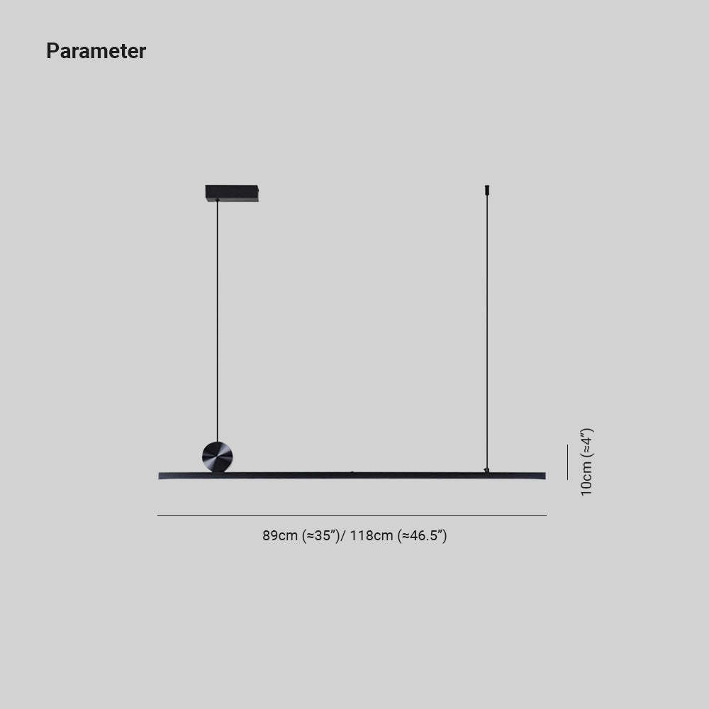 Edge Pendant Light Dimensions - Modern Linear Design