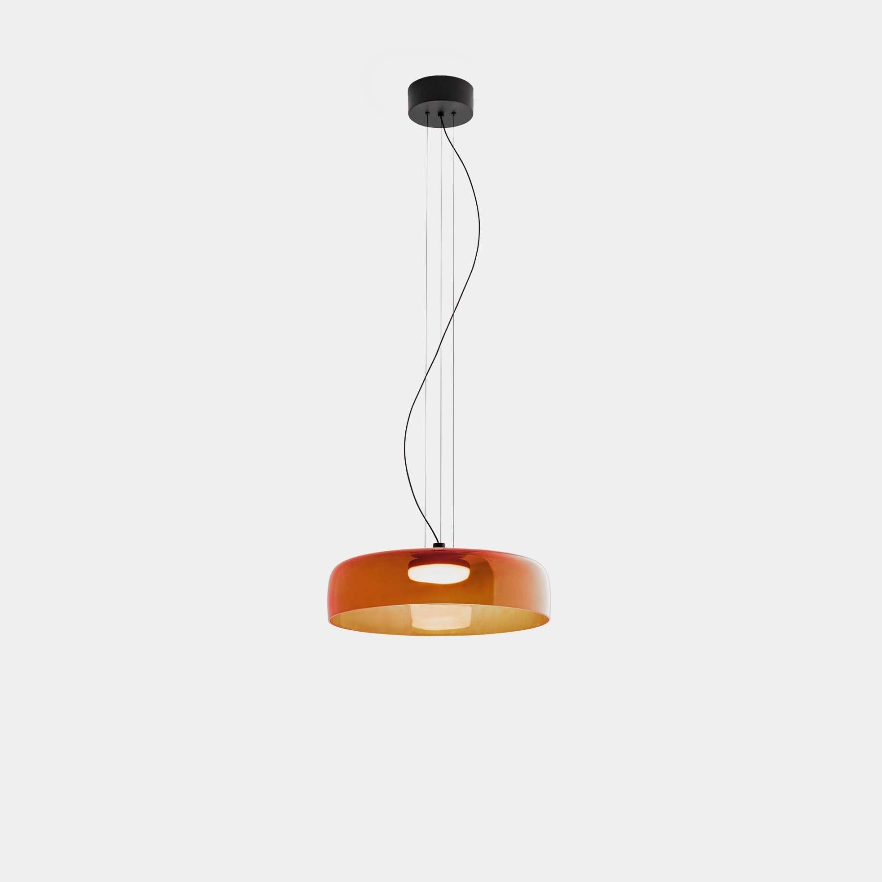 Morandi Orange Bowl Pendant Light - Lassola