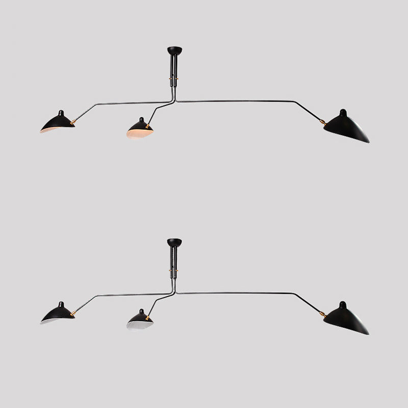 Schmitt Pendant Light - Black finish pendant lamp with spider-arm design