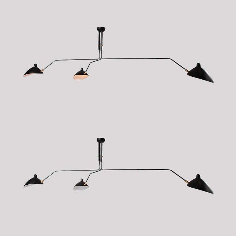 Schmitt Pendant Light - Black finish pendant lamp with spider-arm design