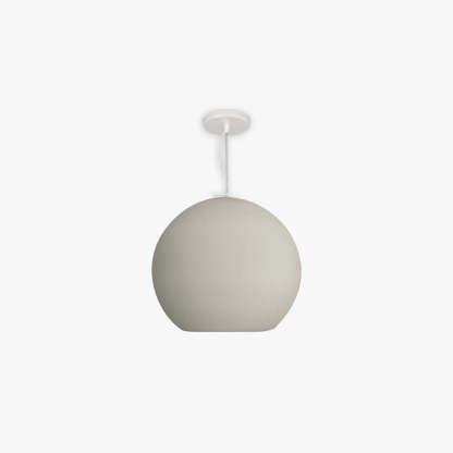 Byers ball pendant light, simple metal sphere.
