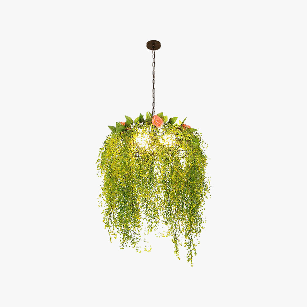 Nest Art Plant Pendant Light for Living Room