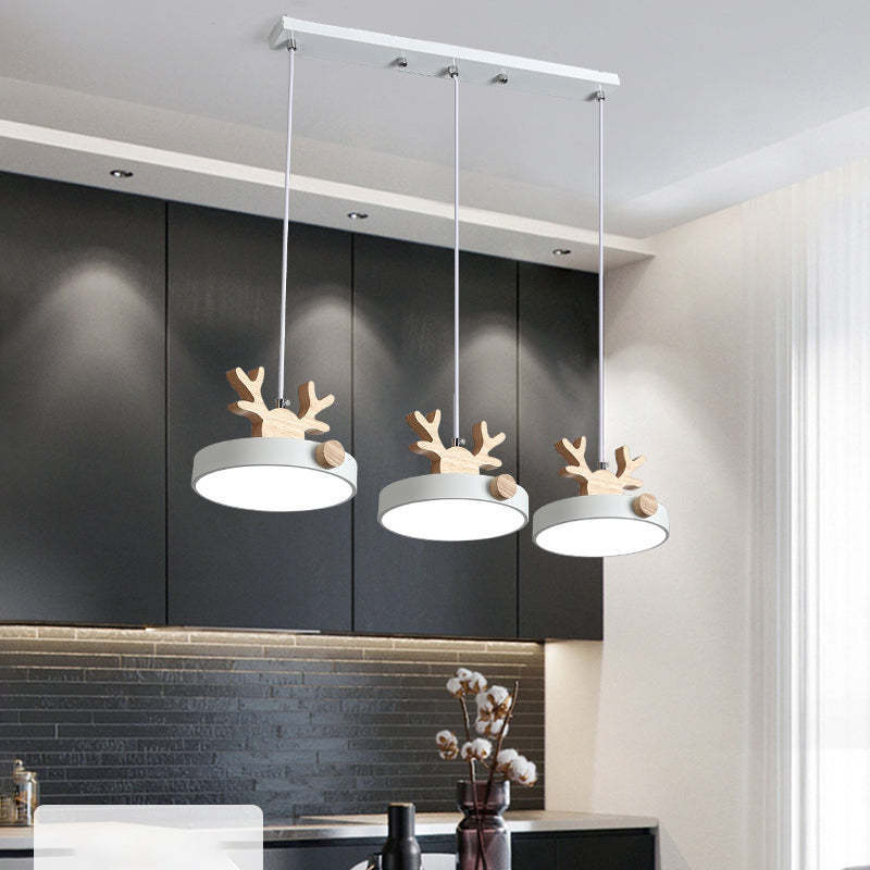 Morandi Deer Pendant Light: Modern Kitchen Lighting