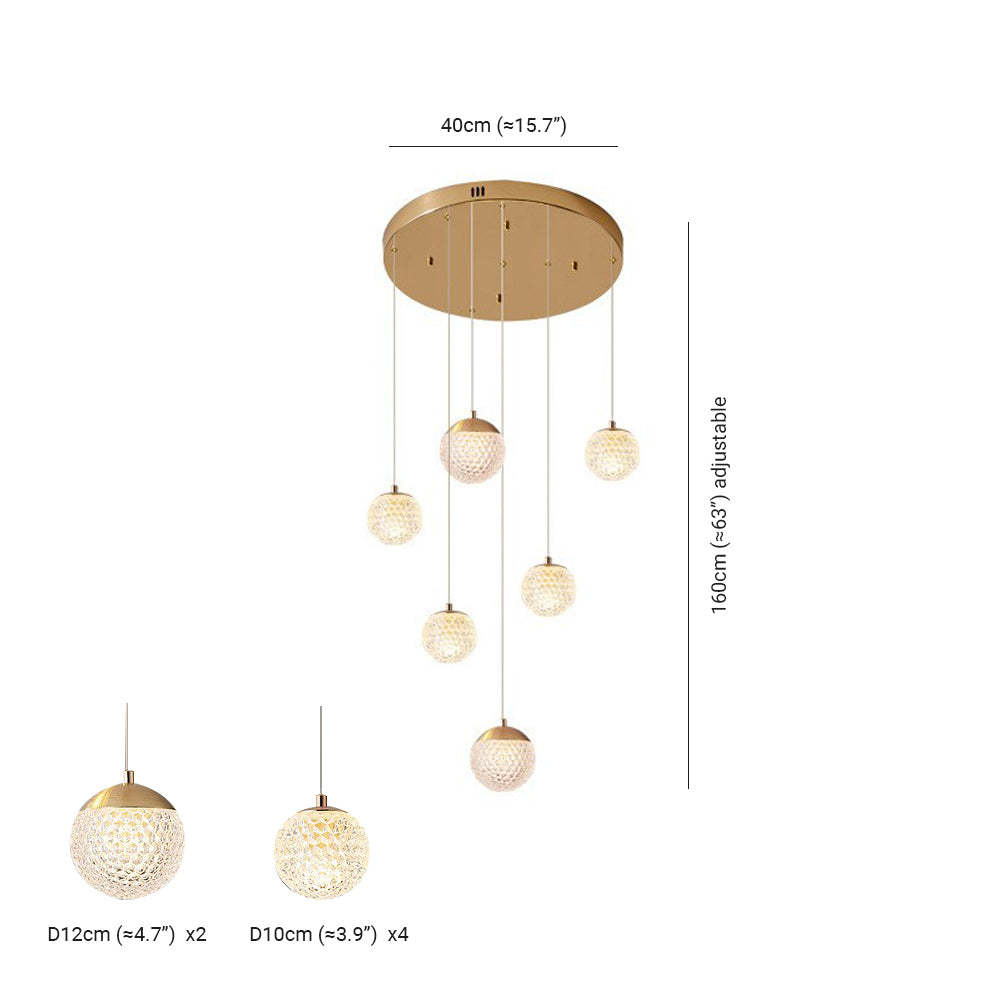 Jibril Pendant Light dimensions and details