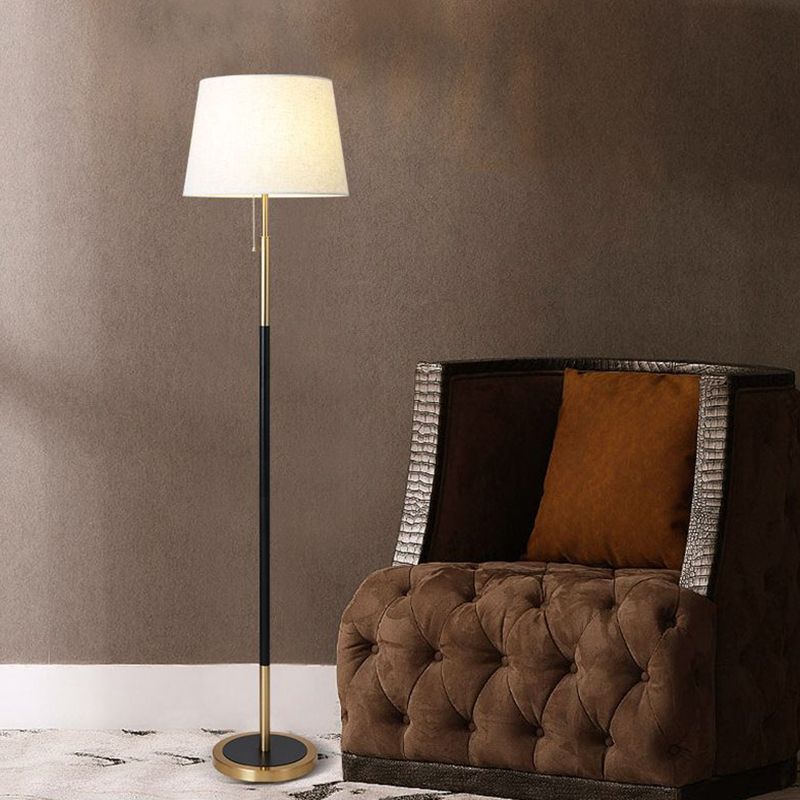 Eryn Modern Floor Lamp in Living Room with Armchair