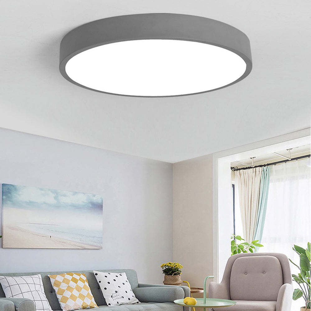 Grey Morandi Ceiling Light in Living Room