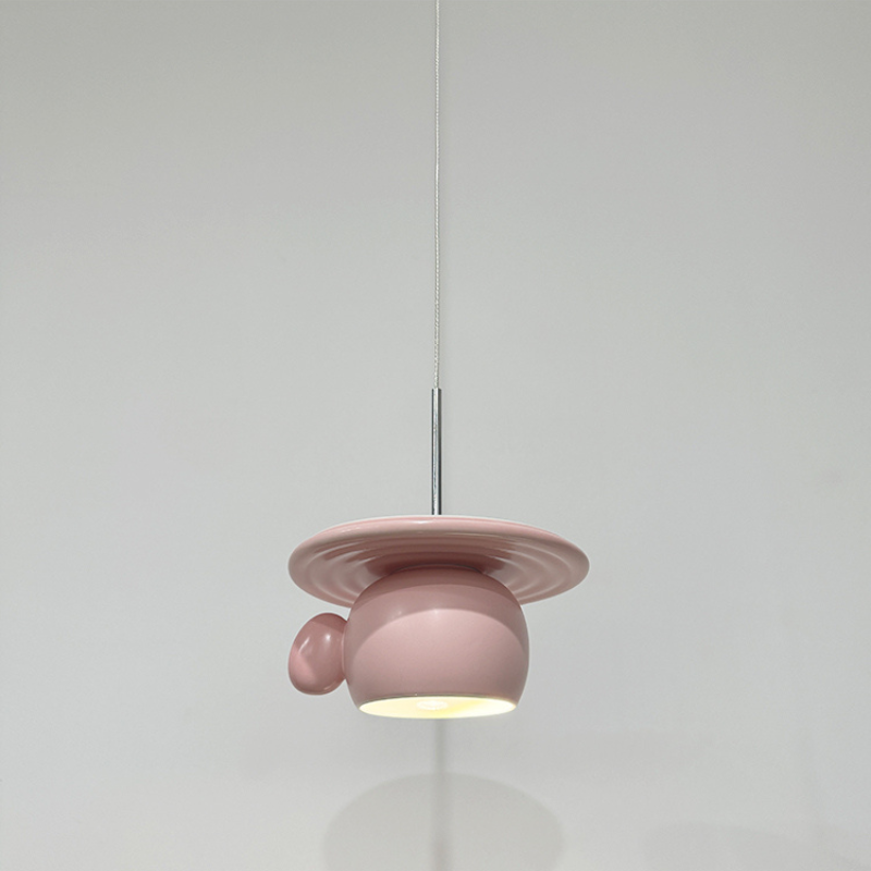 Pink Cairns Ceramic Pendant Light