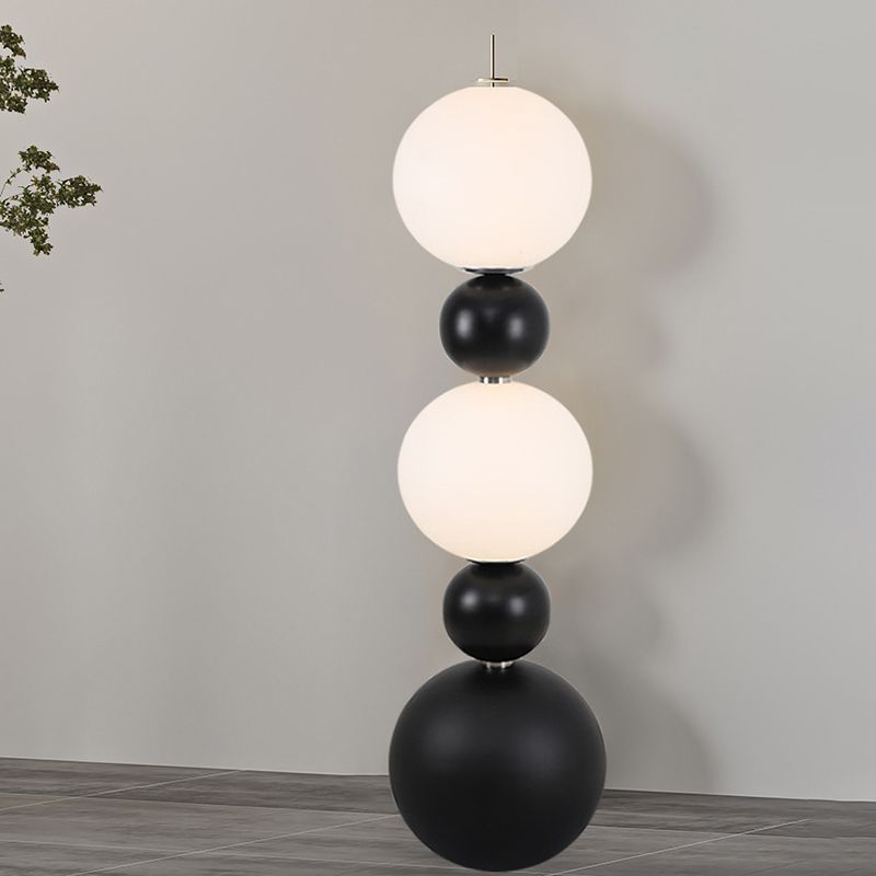 Modern Ball-shaped Resin Floor Lamp - Valentina