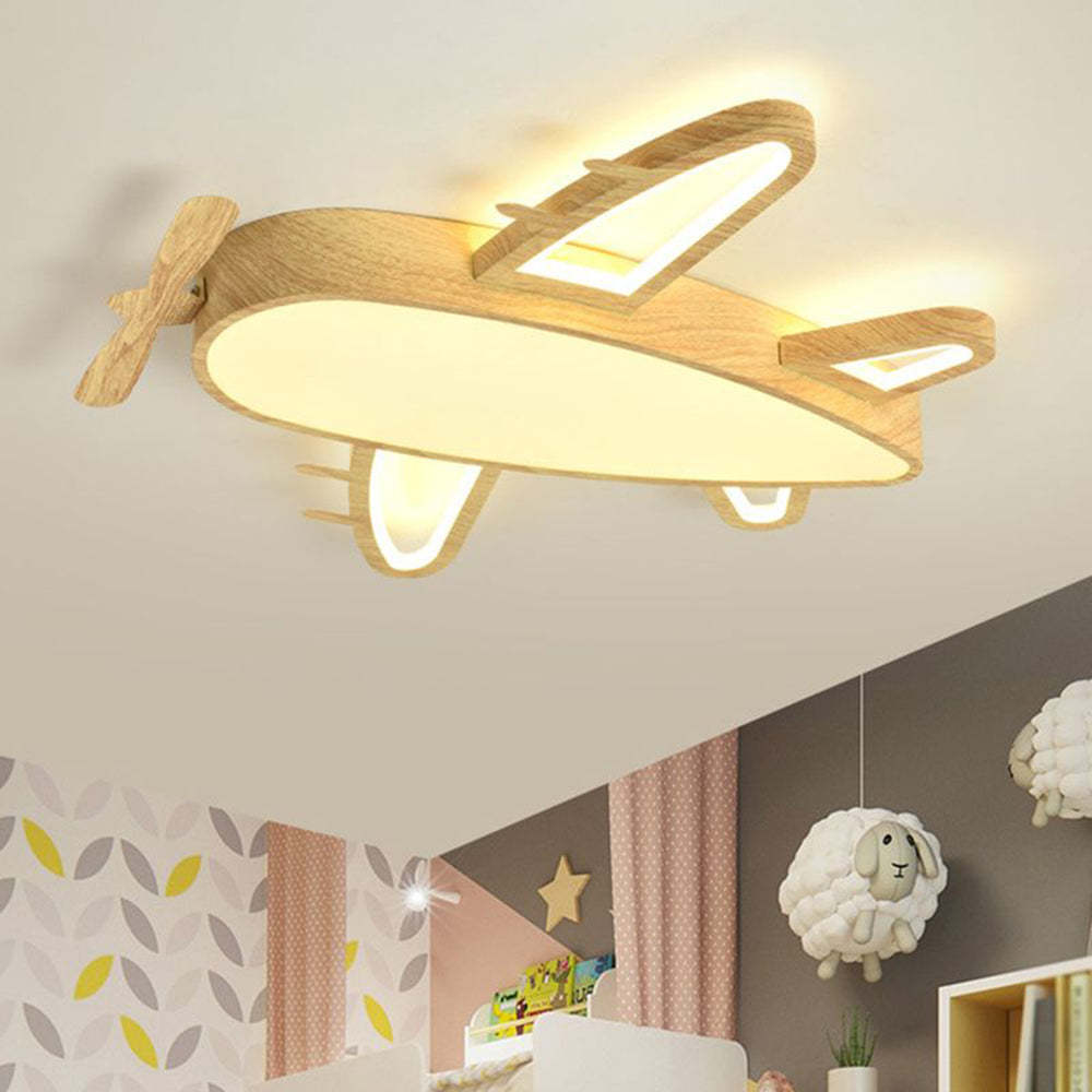 Airplane ceiling light in kid's room, Las Sola lighting