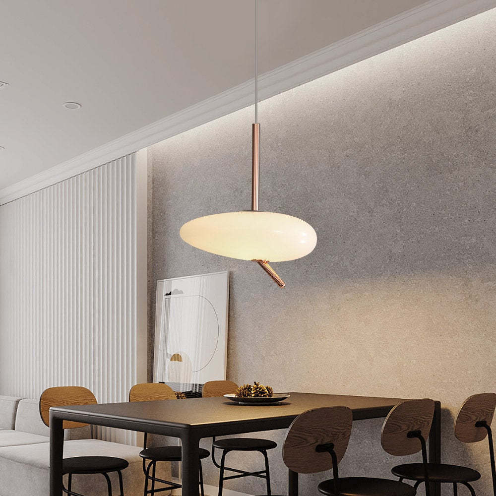 Hailie Modern Pebbles Pendant Light in Dining Room