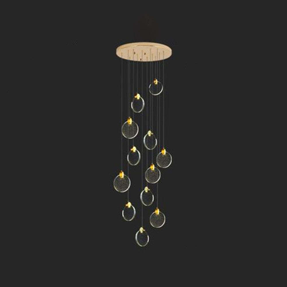 Kristy Chandelier - Crystal ring pendant lights
