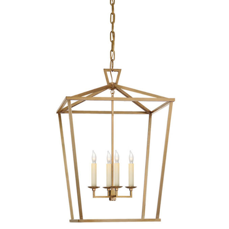 Brass Alessio LED Pendant Light - Modern Living Room Lighting