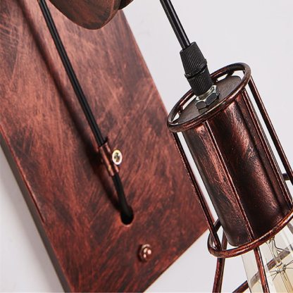 Alessio Bronze Metal Wall Lamp Close Up