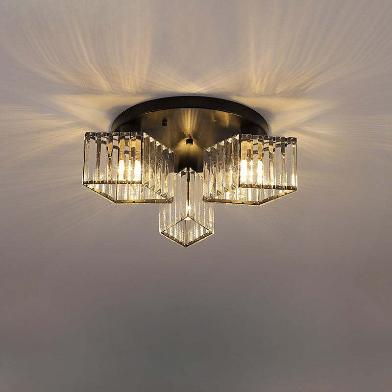 Modern Flush Mount Ceiling Light Metal Living Room/Bedroom｜Las Sola