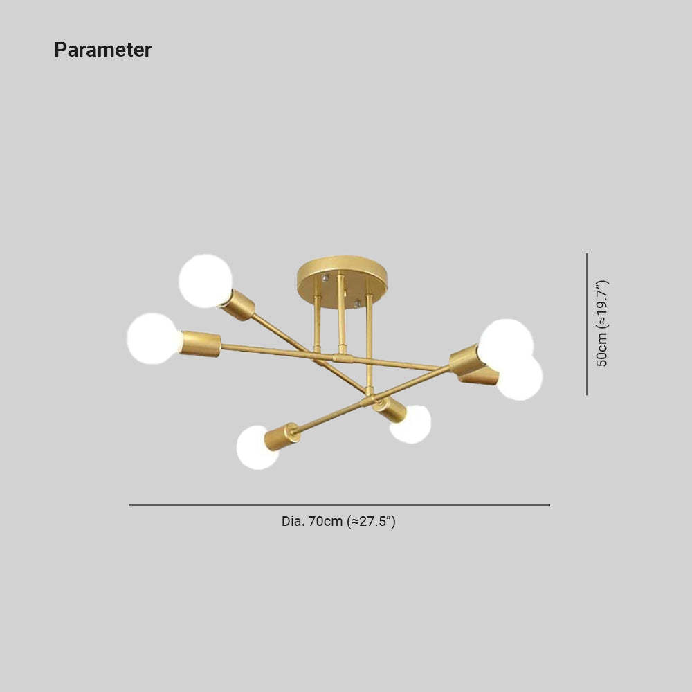 Valentina Modern Chandelier Dimensions: 70cm Dia., 50cm Height