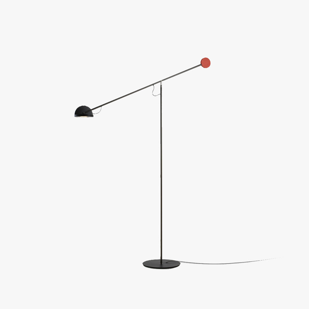 Avi Industrial Minimalist Metal Floor Lamp