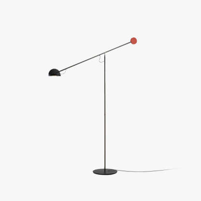 Avi Industrial Minimalist Metal Floor Lamp